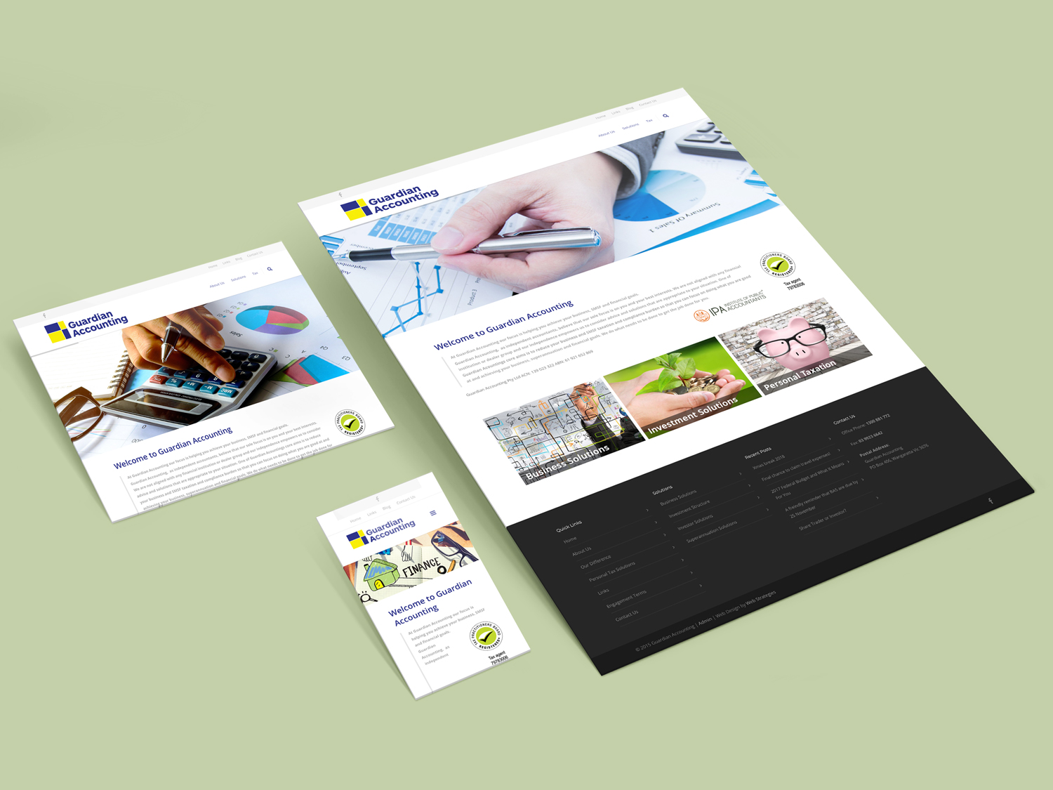 Purple Possum Design – Web Design Wangaratta – Guardian Accounting