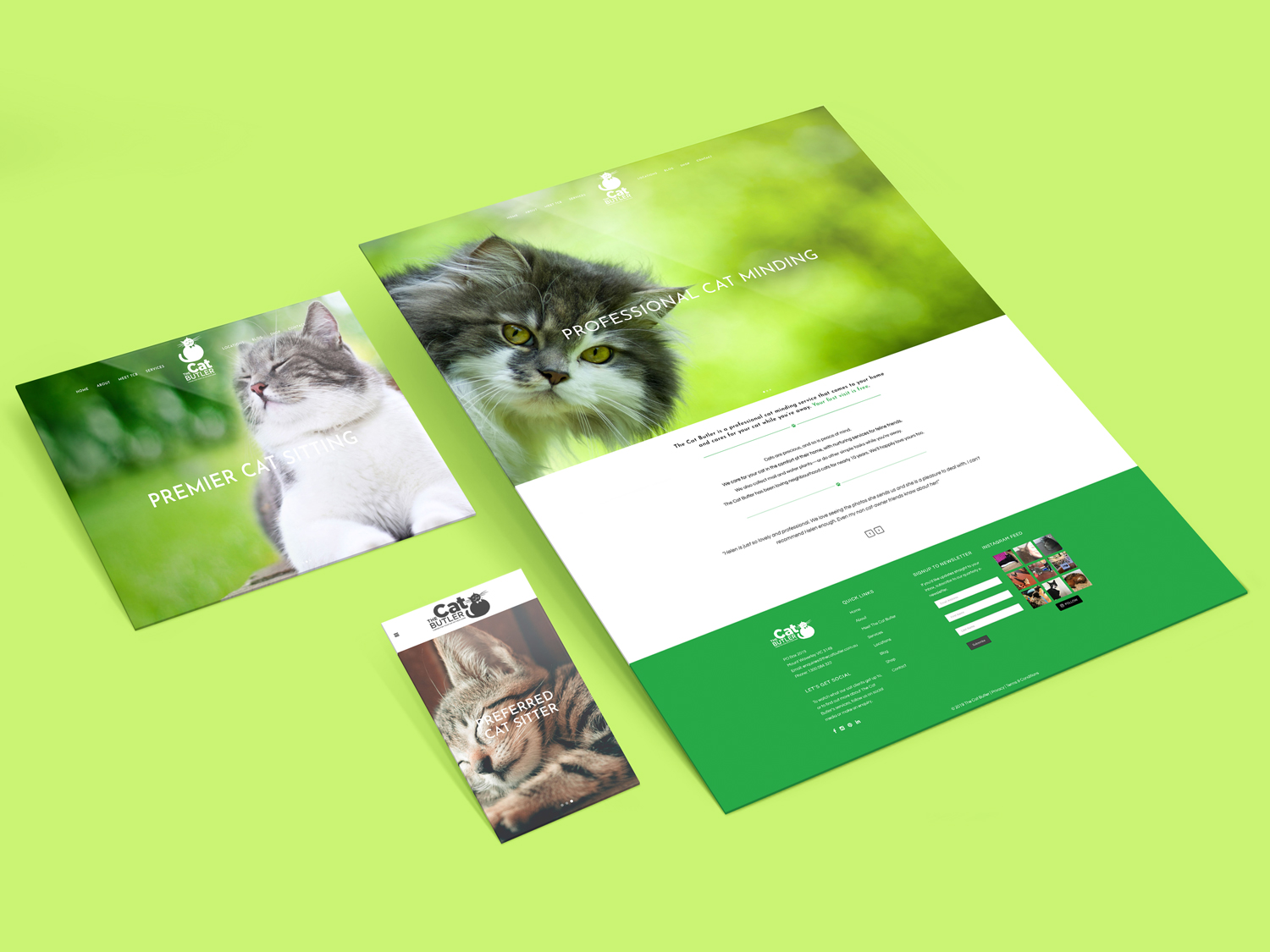 Purple Possum Design – Web Design Wangaratta – The Cat Butler
